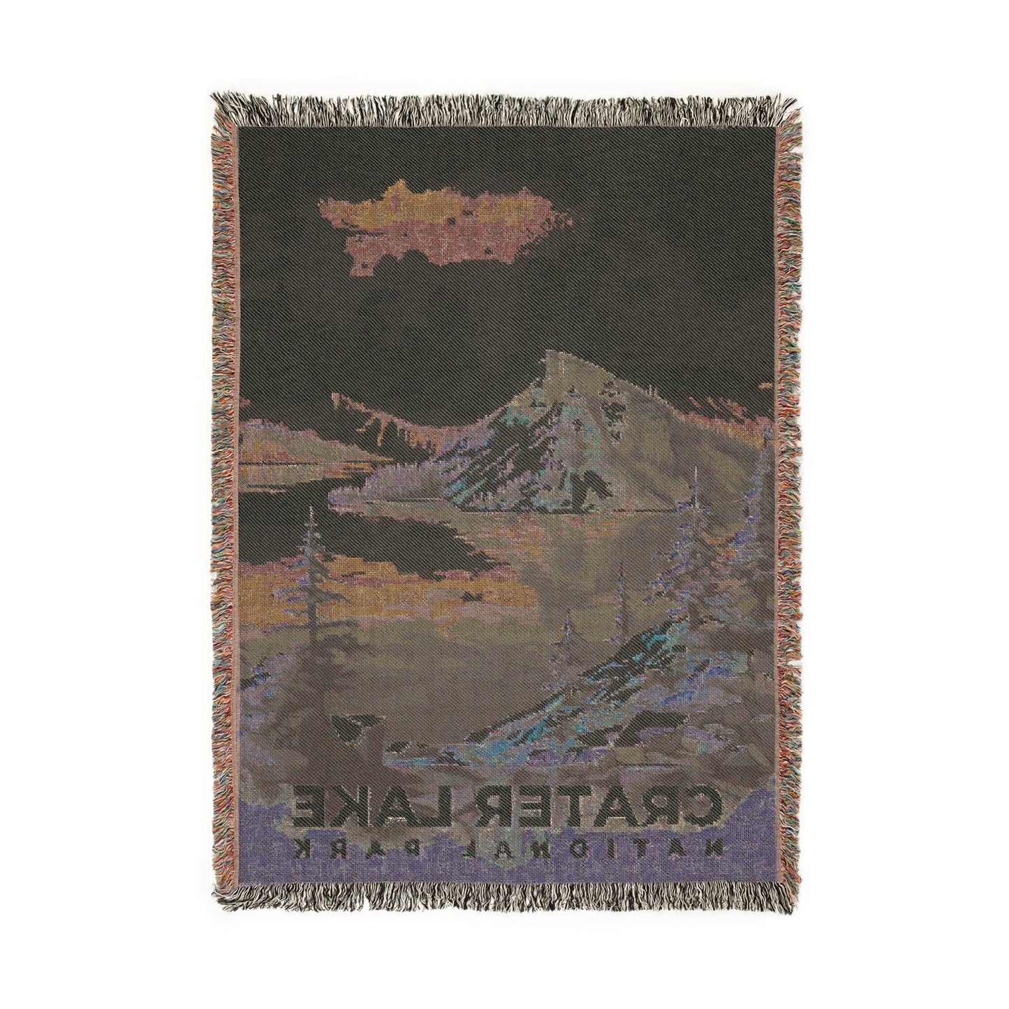 Crater Lake National Park Woven Blanket | S08