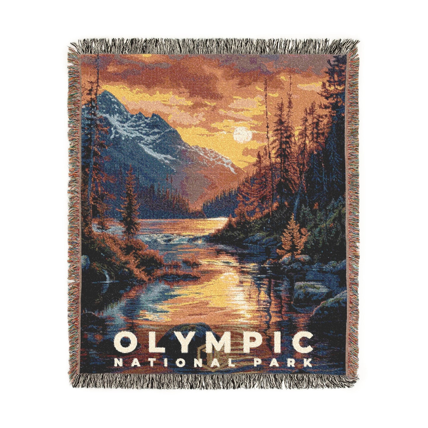 Olympic National Park Woven Blanket | S18