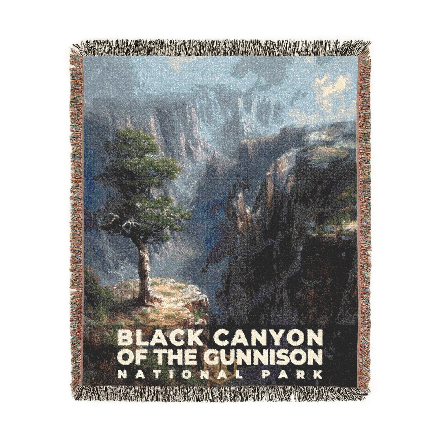 Black Canyon of the Gunnison National Park Woven Blanket | S12