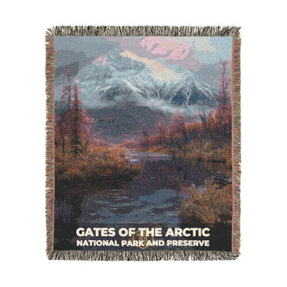 Gates of the Arctic National Park Woven Blanket | S12
