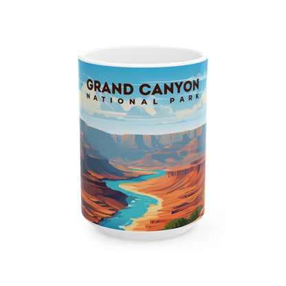 Grand Canyon National Park Mug | White Ceramic Mug (11oz, 15oz)