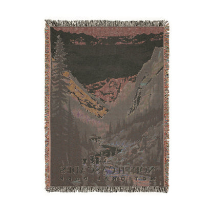 North Cascades National Park Woven Blanket | S01