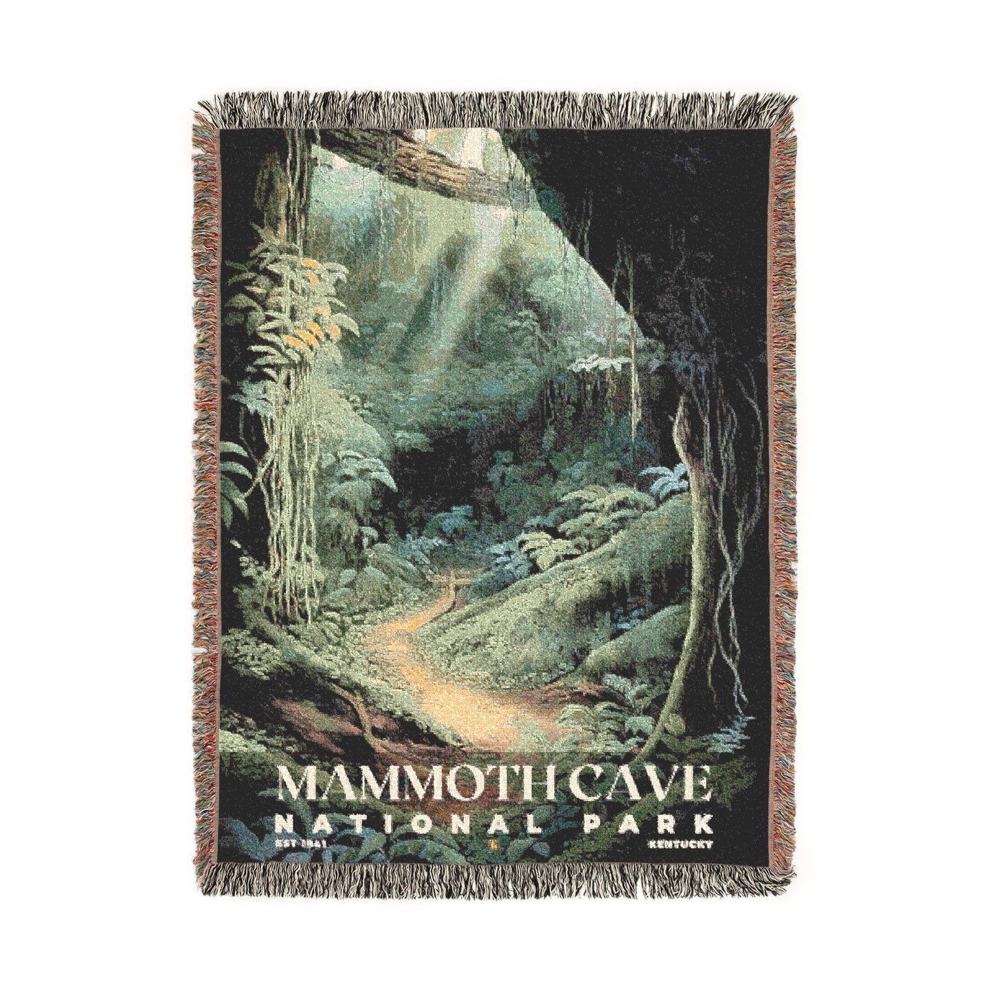 Mammoth Cave National Park Woven Blanket | S02