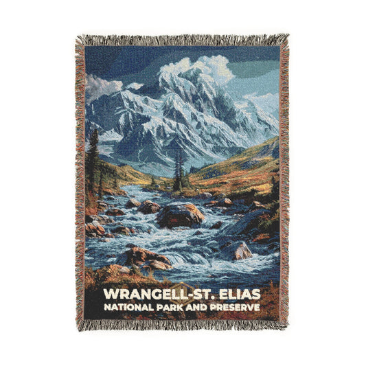 Wrangell-St. Elias National Park Woven Blanket | S16