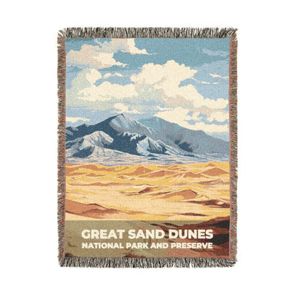 Great Sand Dunes National Park Woven Blanket | S06