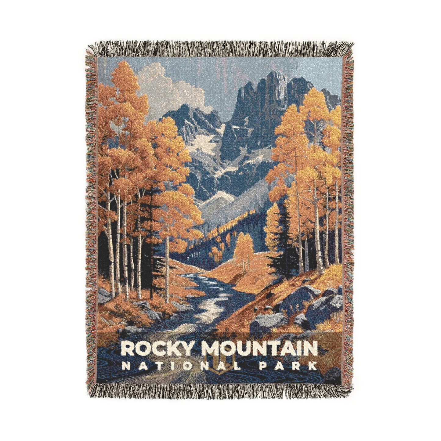 Rocky Mountain National Park Woven Blanket | S19