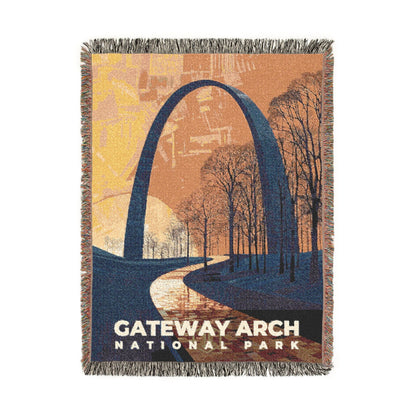 Gateway Arch National Park Woven Blanket | S19
