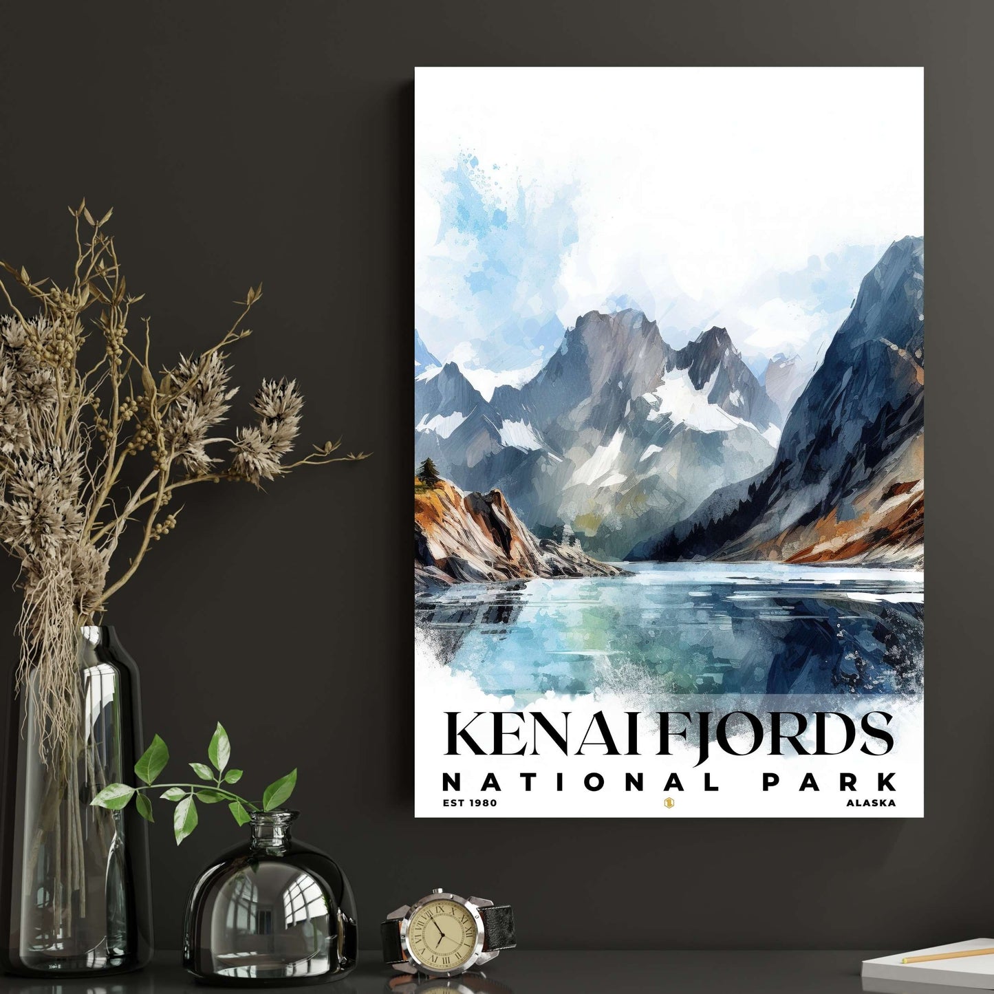 Kenai Fjords National Park Poster | S04