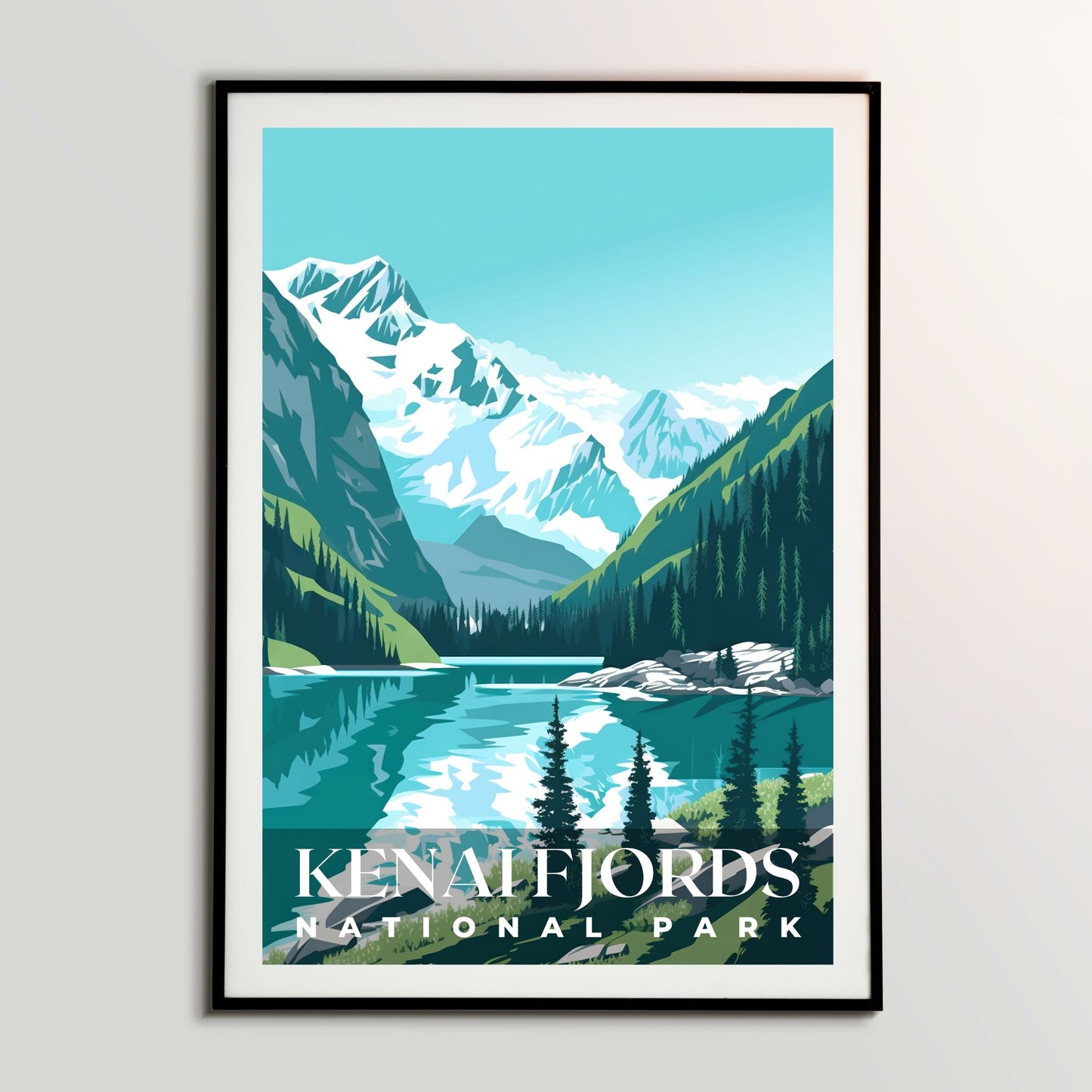 Kenai Fjords National Park Poster | S01