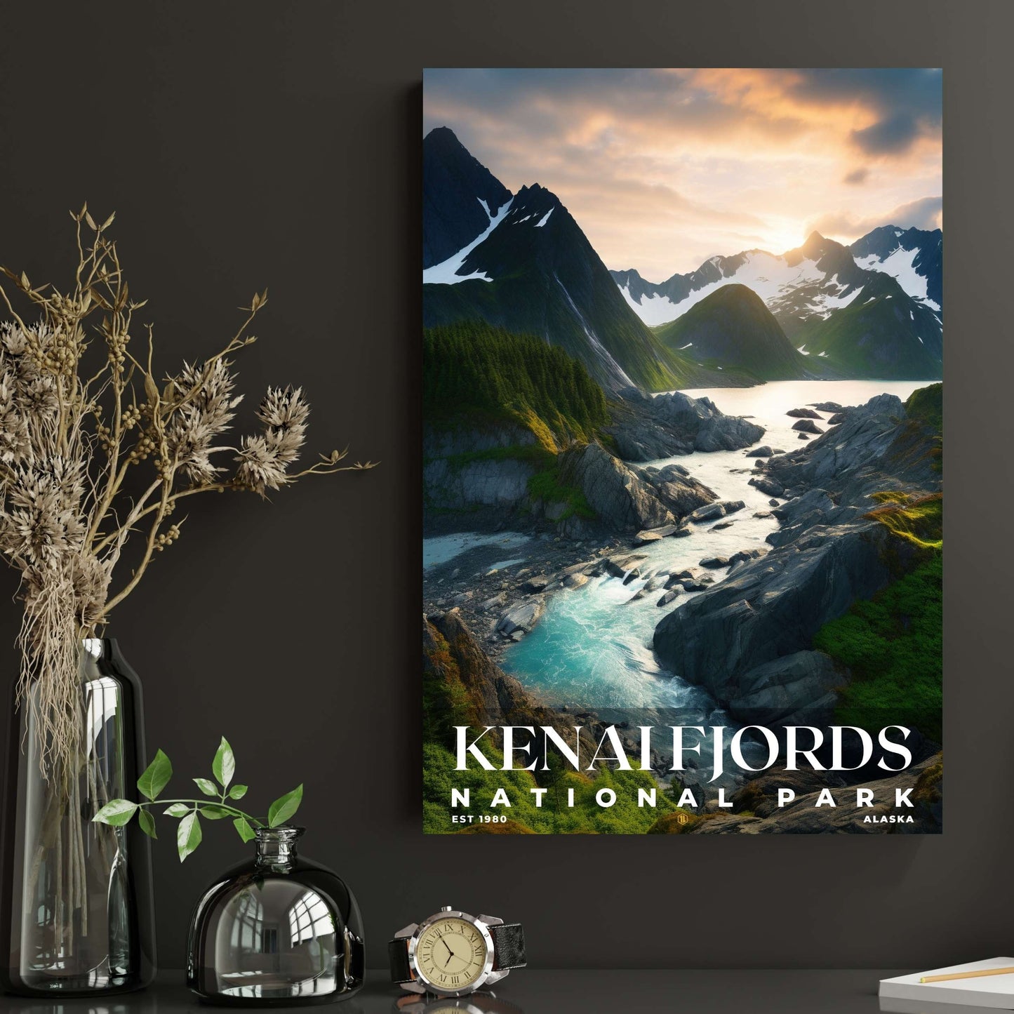 Kenai Fjords National Park Poster | S10