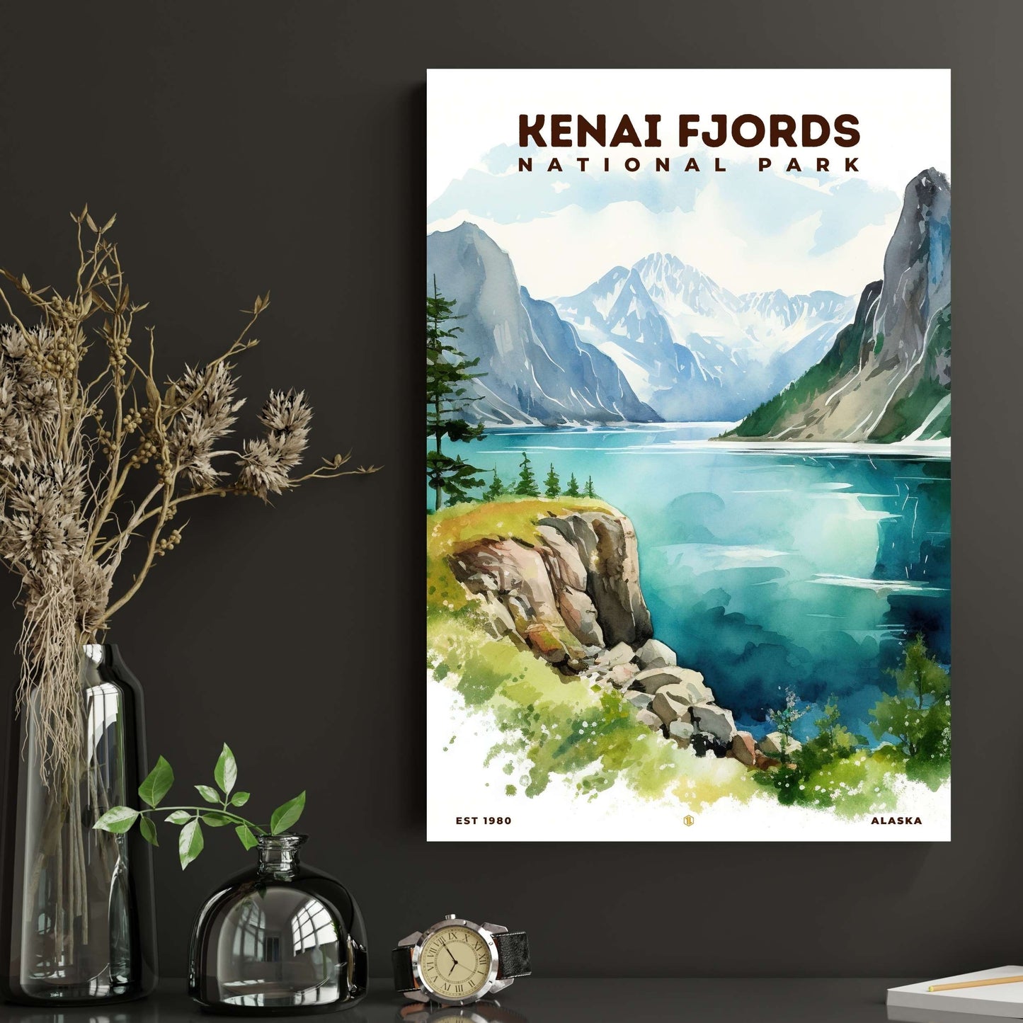 Kenai Fjords National Park Poster | S08