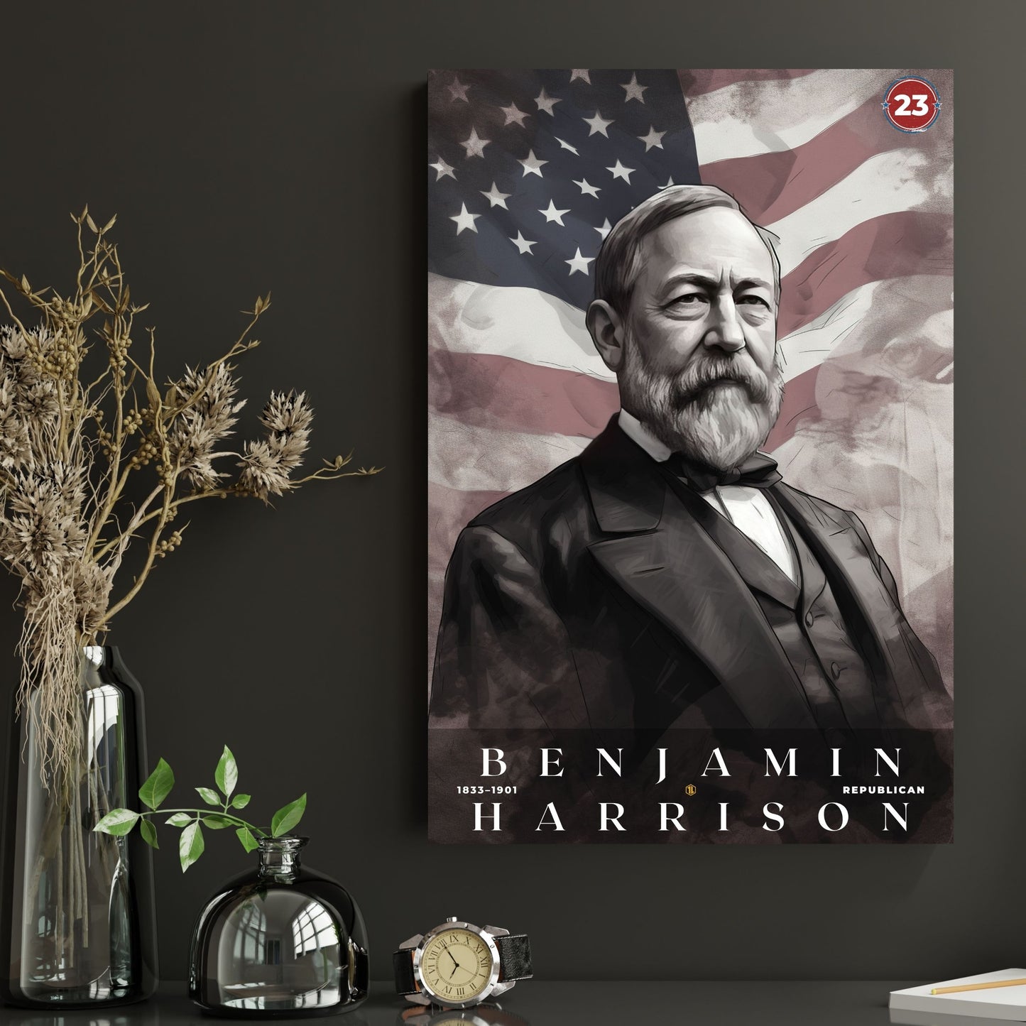 Benjamin Harrison Poster | S03