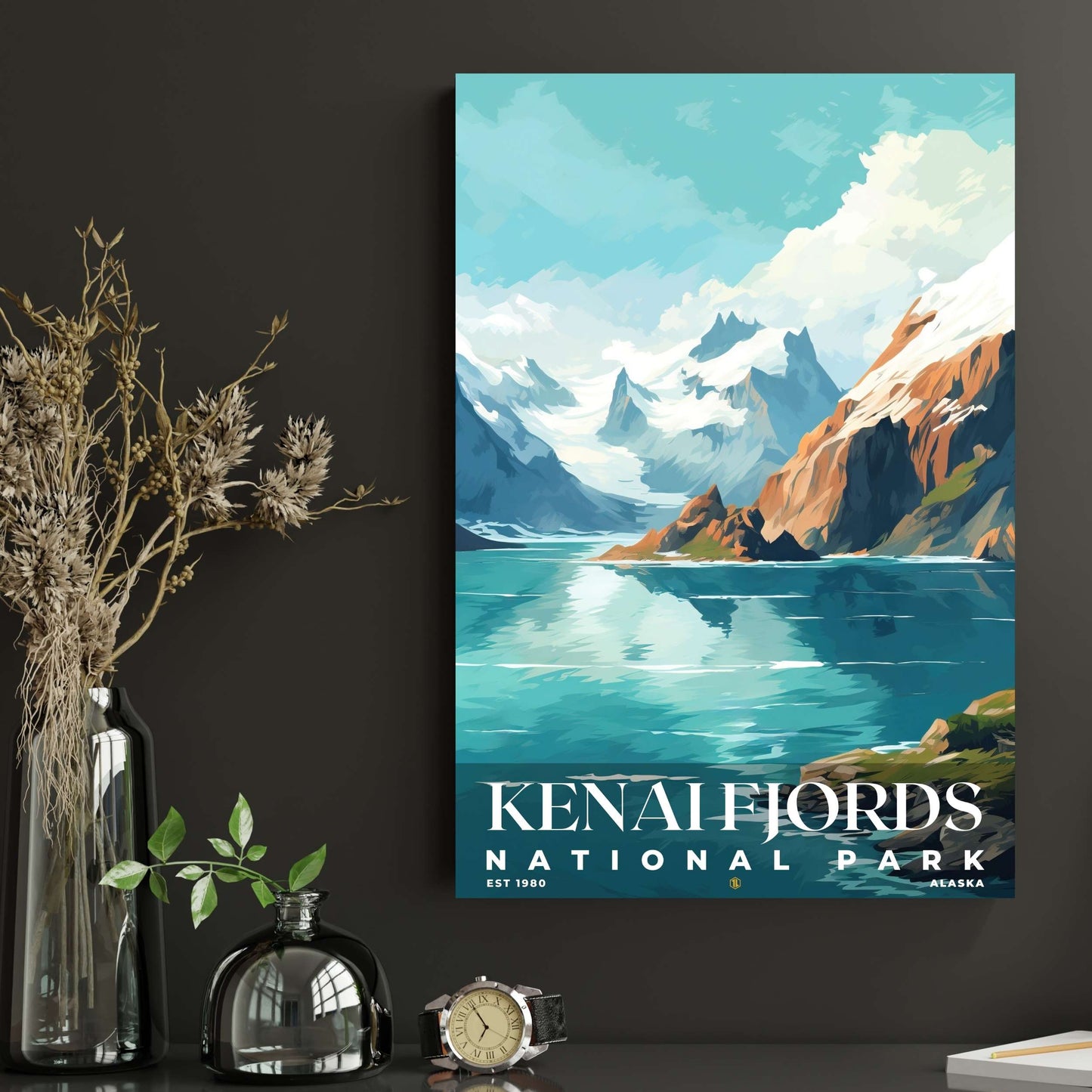 Kenai Fjords National Park Poster | S06