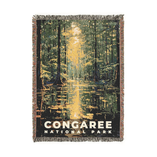 Congaree National Park Woven Blanket | S14