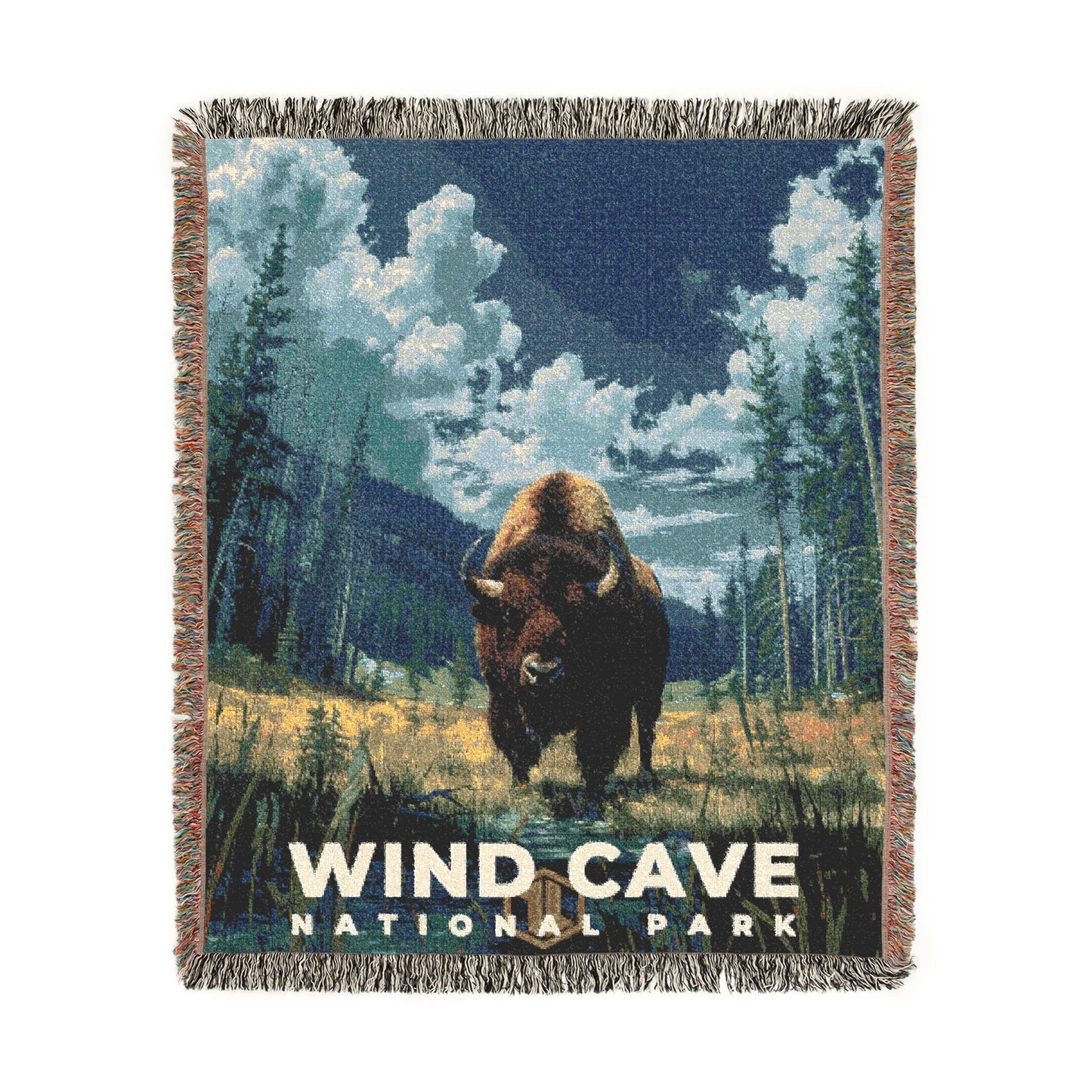 Wind Cave National Park Woven Blanket | S13