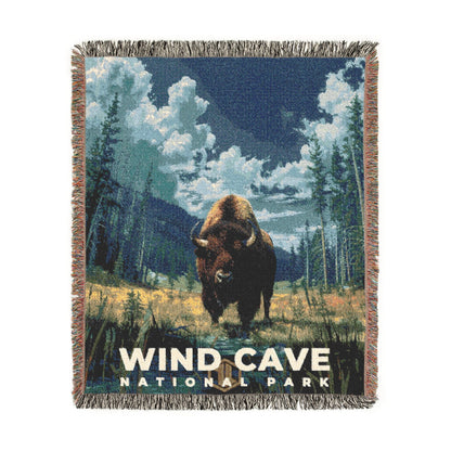 Wind Cave National Park Woven Blanket | S13