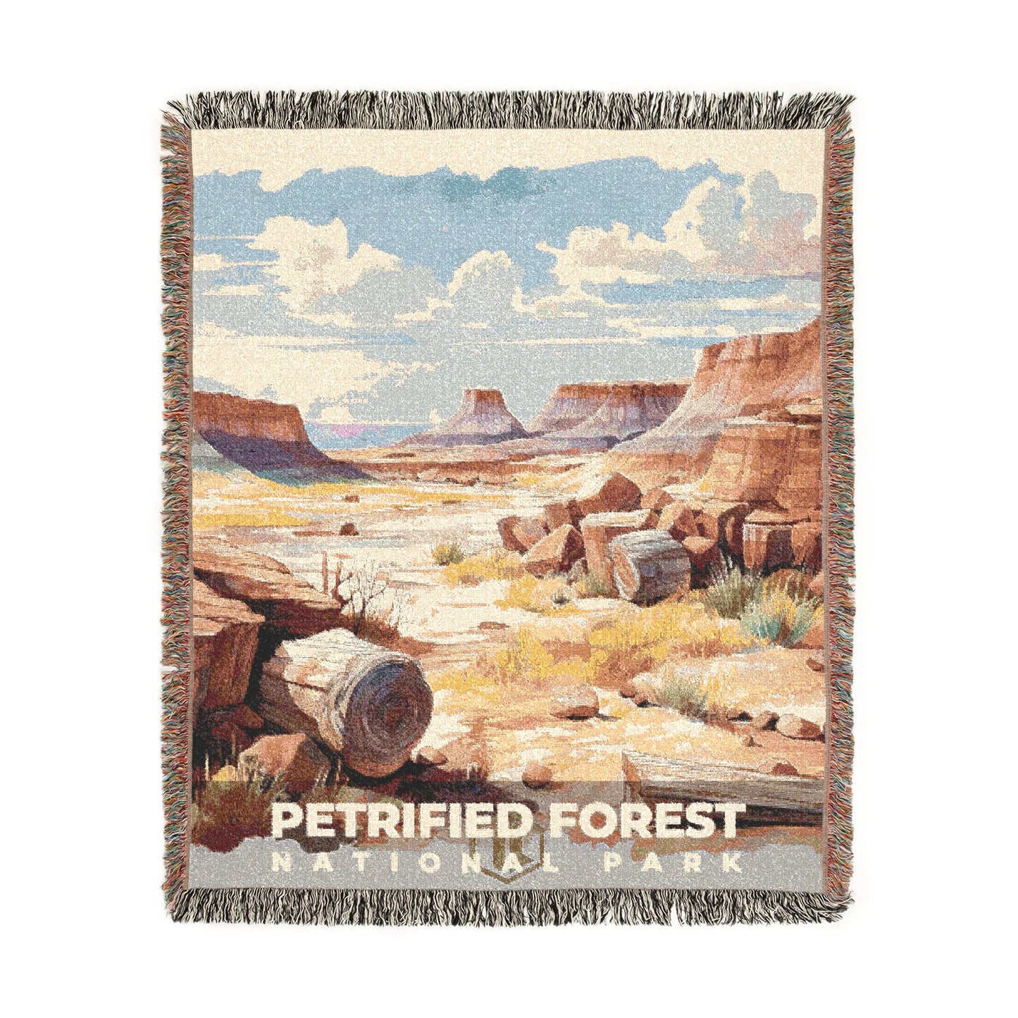 Petrified Forest National Park Woven Blanket | S08
