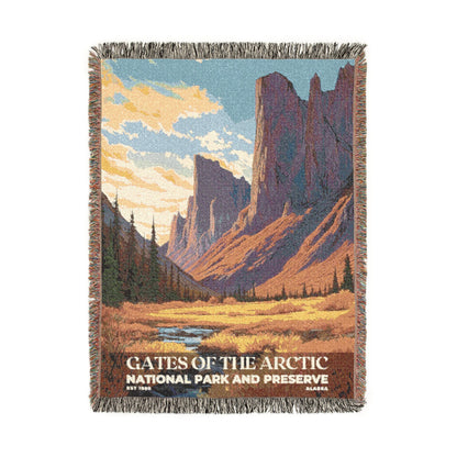 Gates of the Arctic National Park Woven Blanket | S02