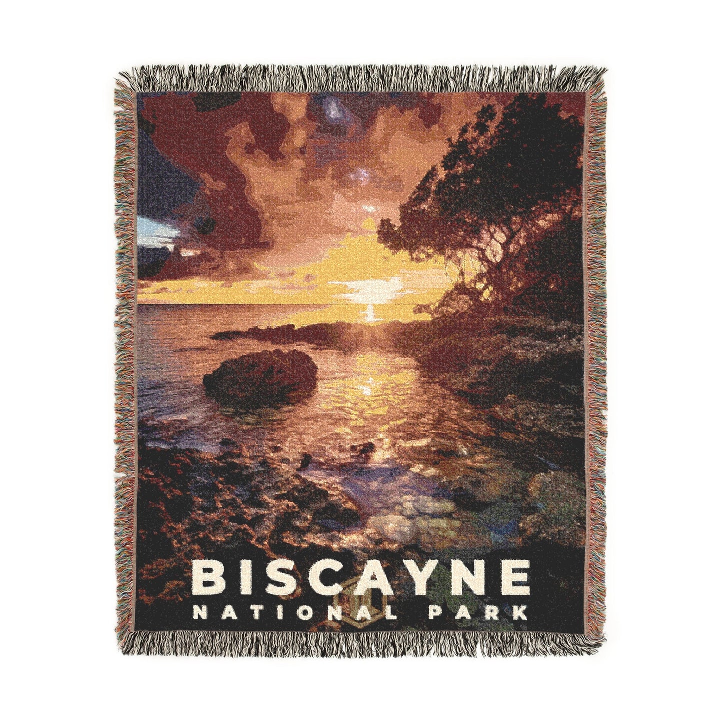 Biscayne National Park Woven Blanket | S10