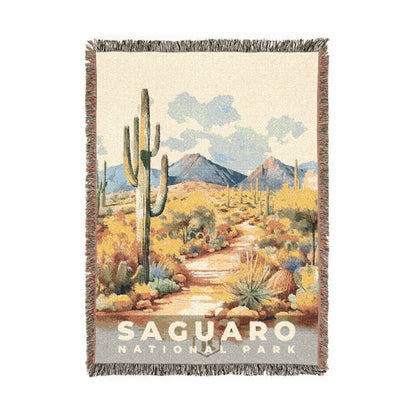 Saguaro National Park Woven Blanket | S08