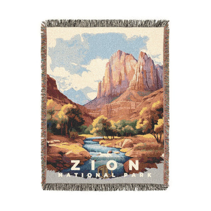 Zion National Park Woven Blanket | S08