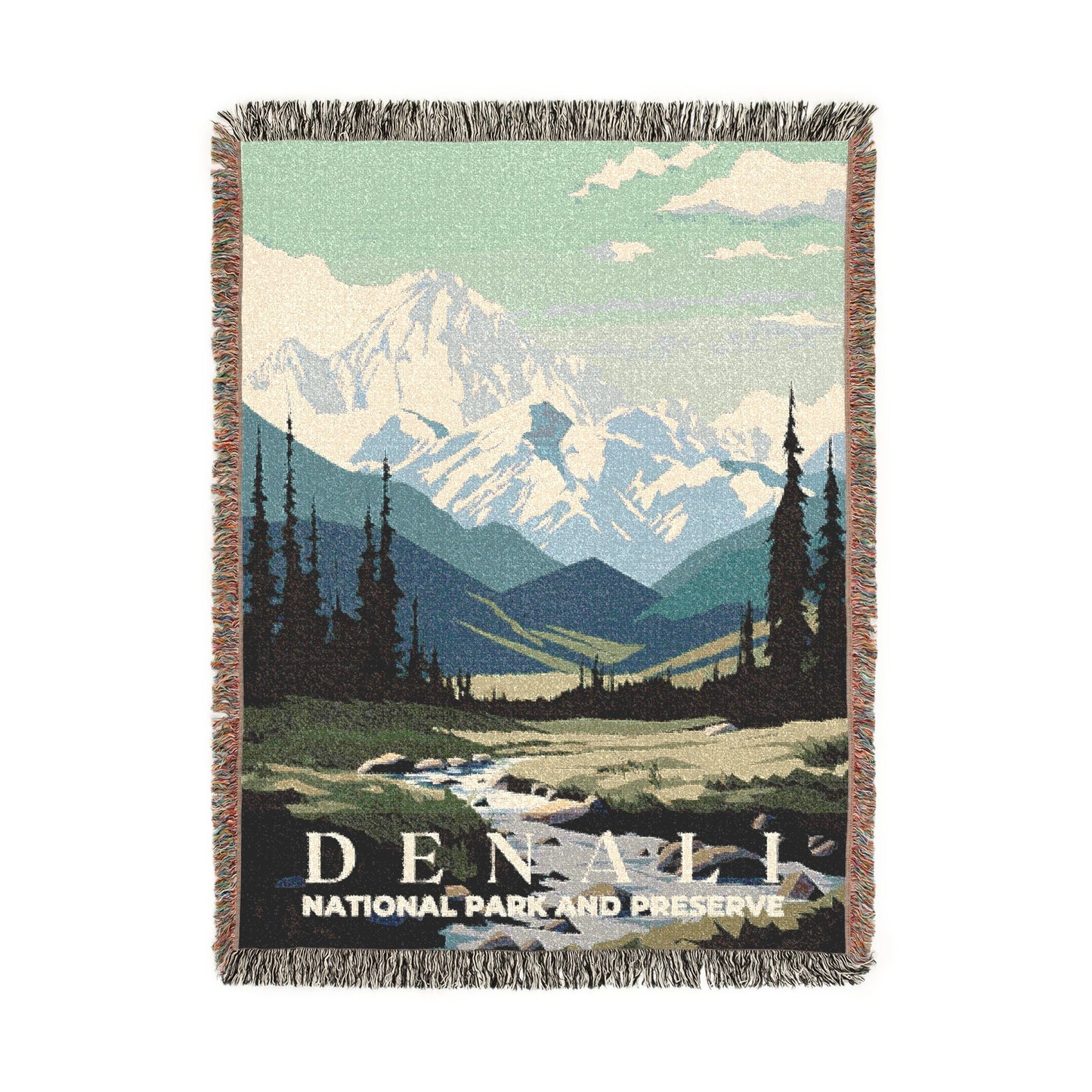 Denali National Park Woven Blanket | S01