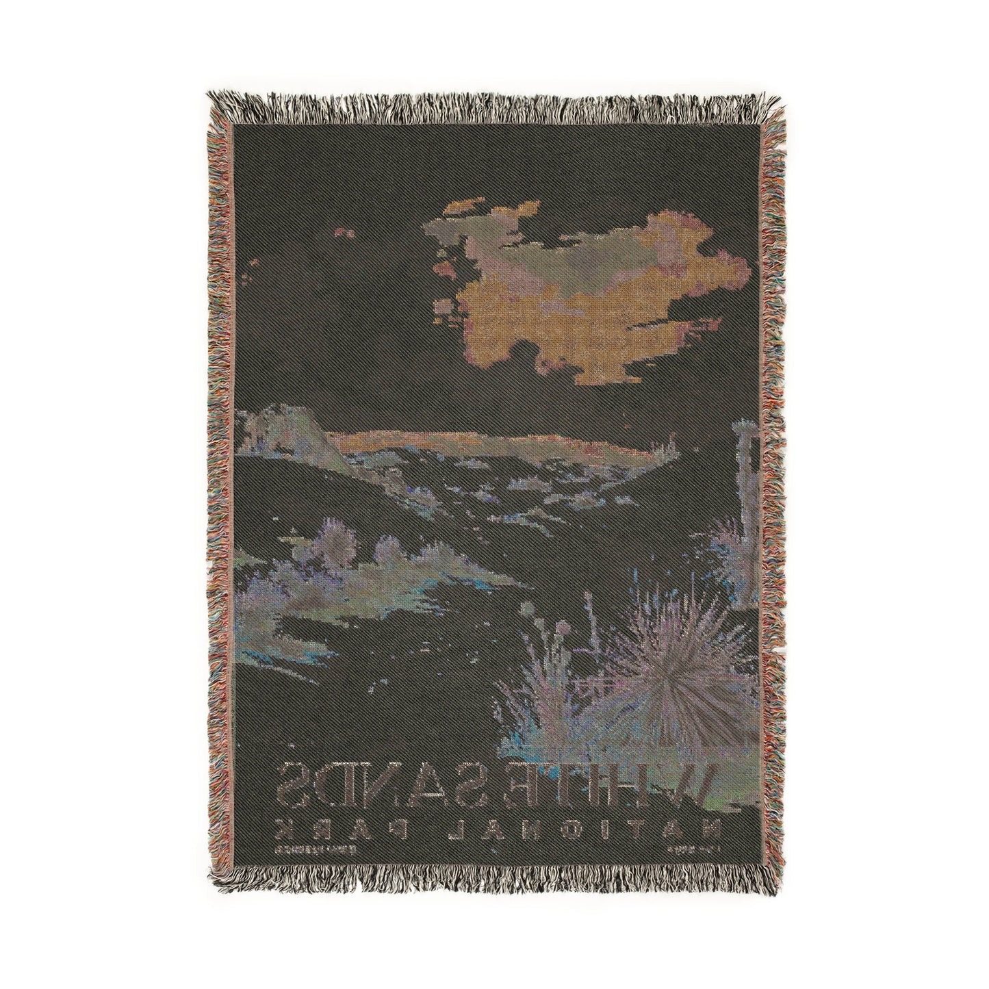 White Sands National Park Woven Blanket | S04