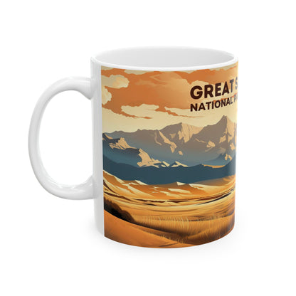 Great Sand Dunes National Park Mug | White Ceramic Mug (11oz, 15oz)