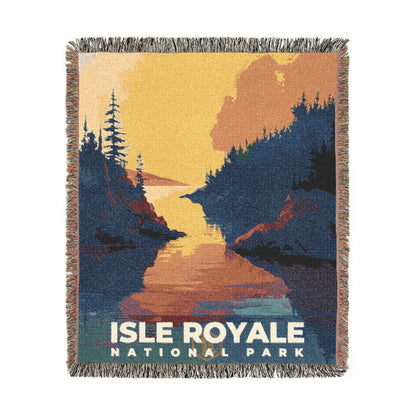 Isle Royale National Park Woven Blanket | S20