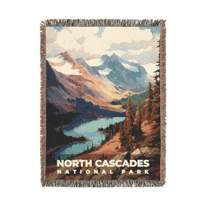 North Cascades National Park Woven Blanket | S06