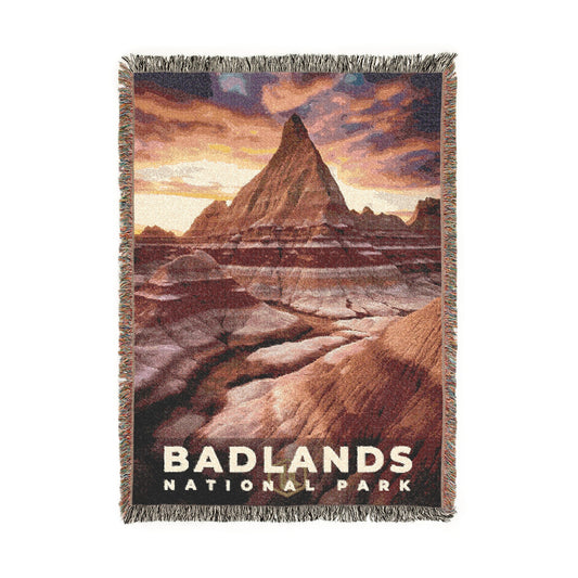 Badlands National Park Woven Blanket | S10
