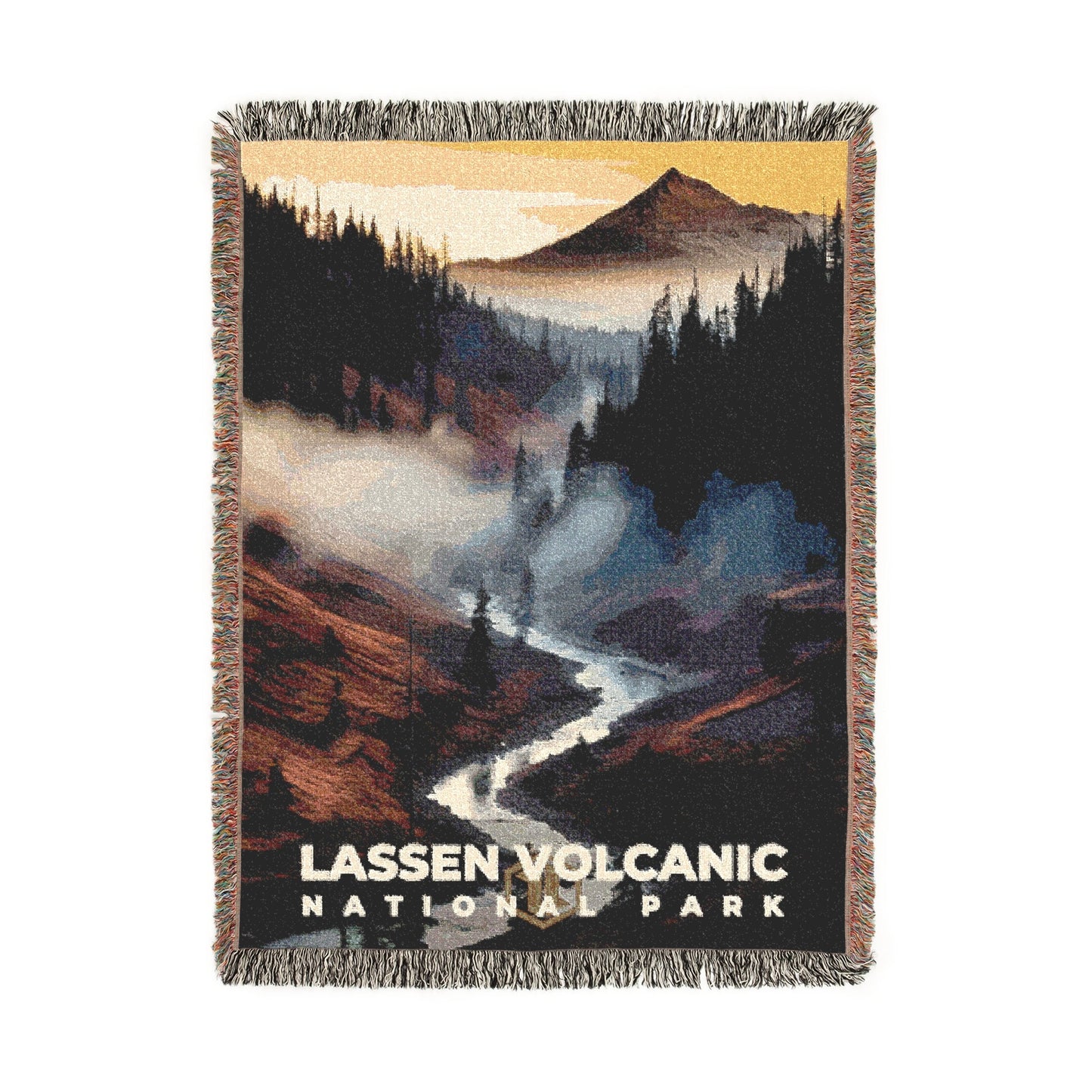 Lassen Volcanic National Park Woven Blanket | S10