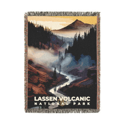 Lassen Volcanic National Park Woven Blanket | S10