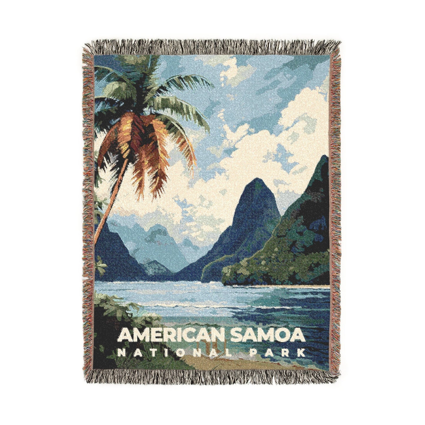 American Samoa National Park Woven Blanket | S06