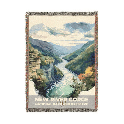 New River Gorge National Park Woven Blanket | S08