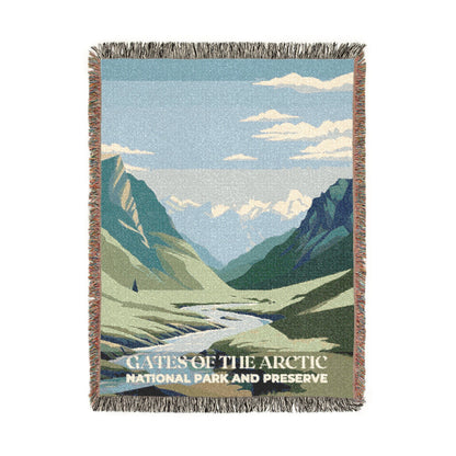 Gates of the Arctic National Park Woven Blanket | S01