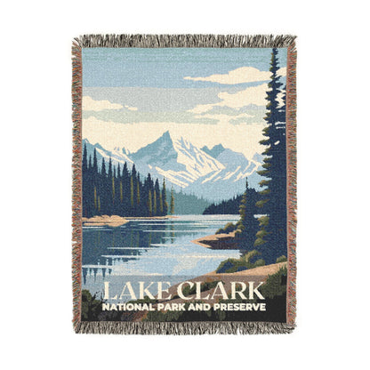 Lake Clark National Park Woven Blanket | S01