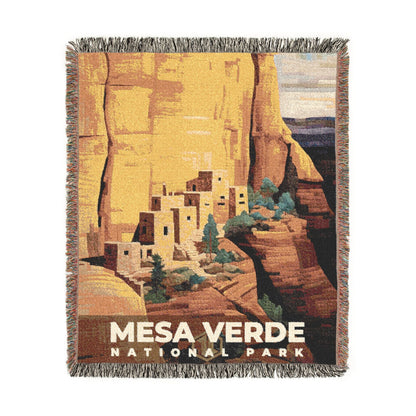 Mesa Verde National Park Woven Blanket | S09