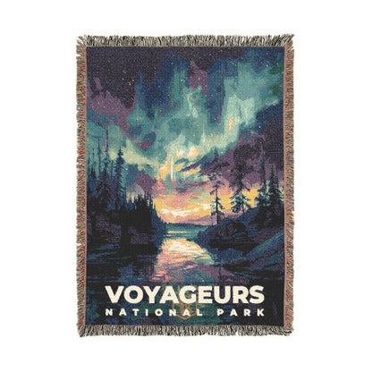 Voyageurs National Park Woven Blanket | S11