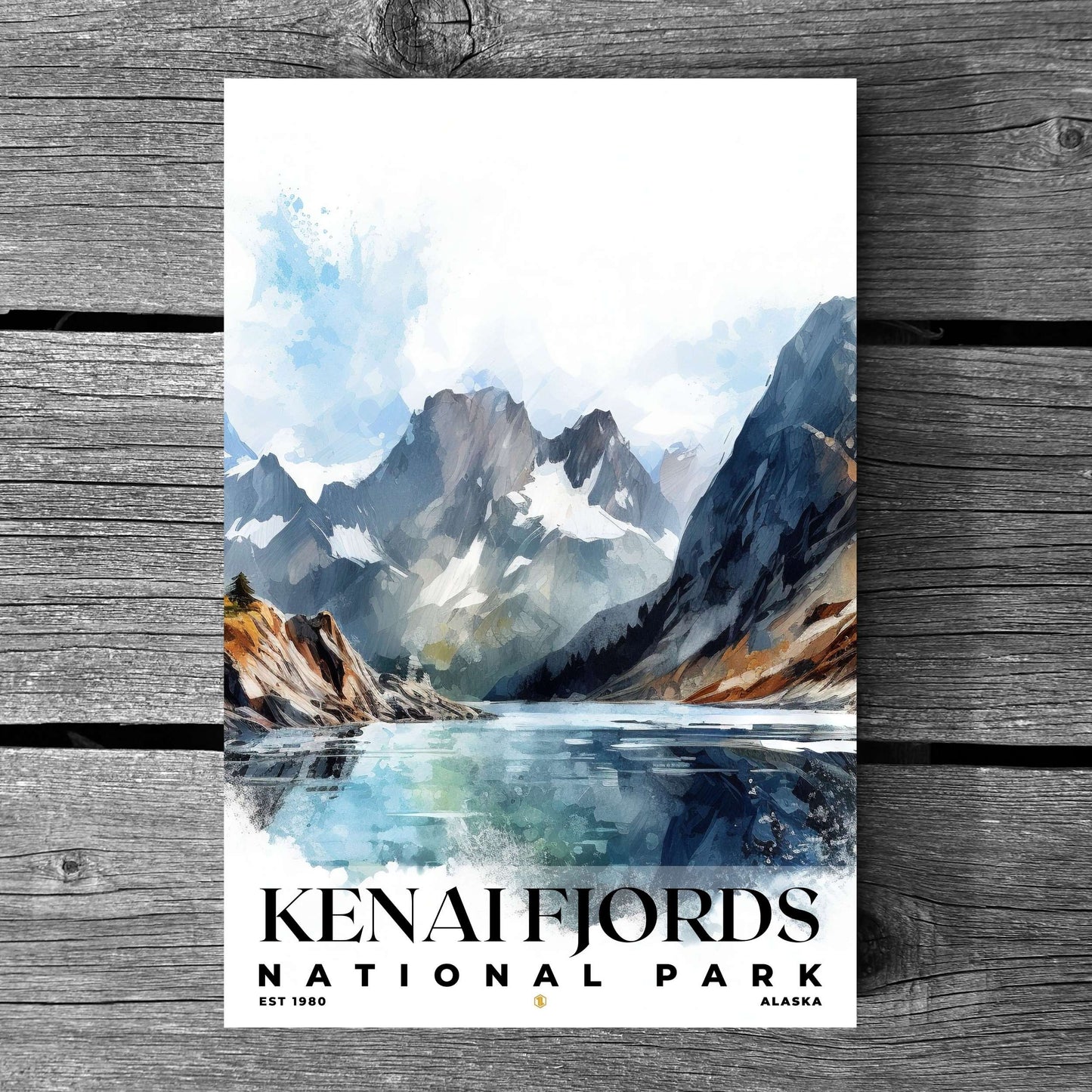 Kenai Fjords National Park Poster | S04