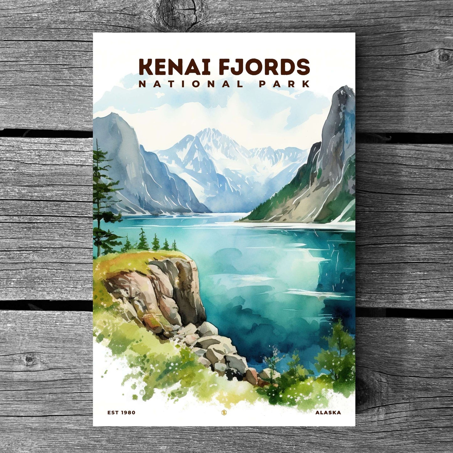 Kenai Fjords National Park Poster | S08