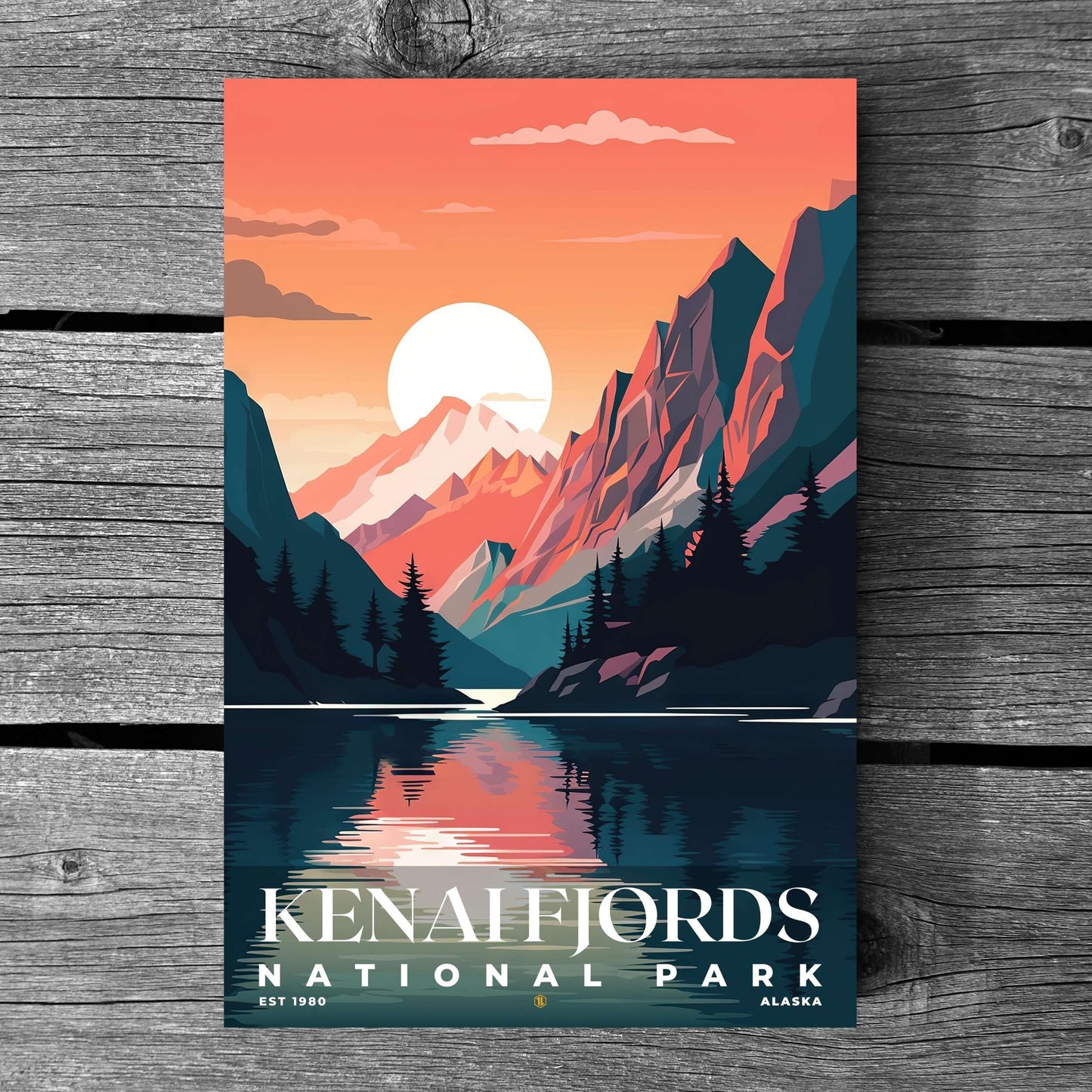 Kenai Fjords National Park Poster | S05