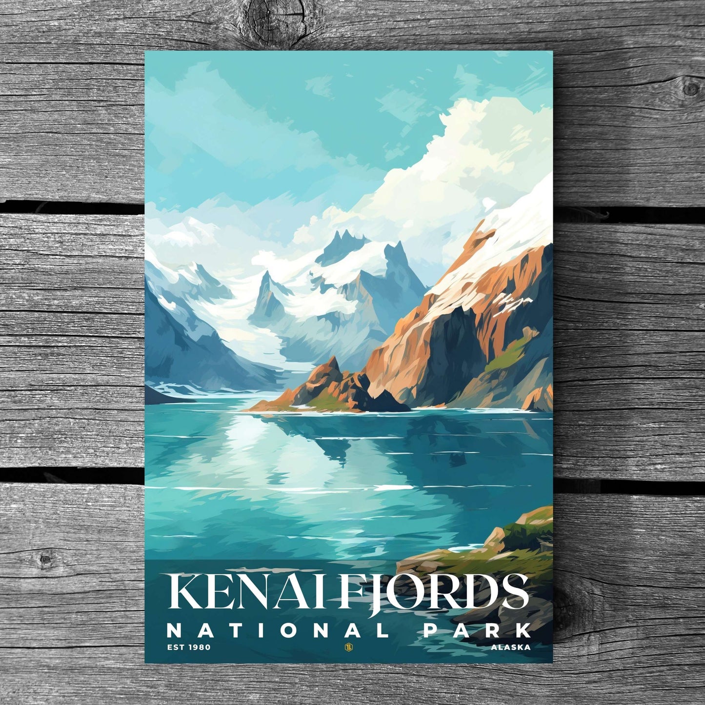 Kenai Fjords National Park Poster | S06