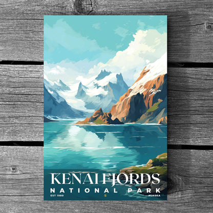 Kenai Fjords National Park Poster | S06