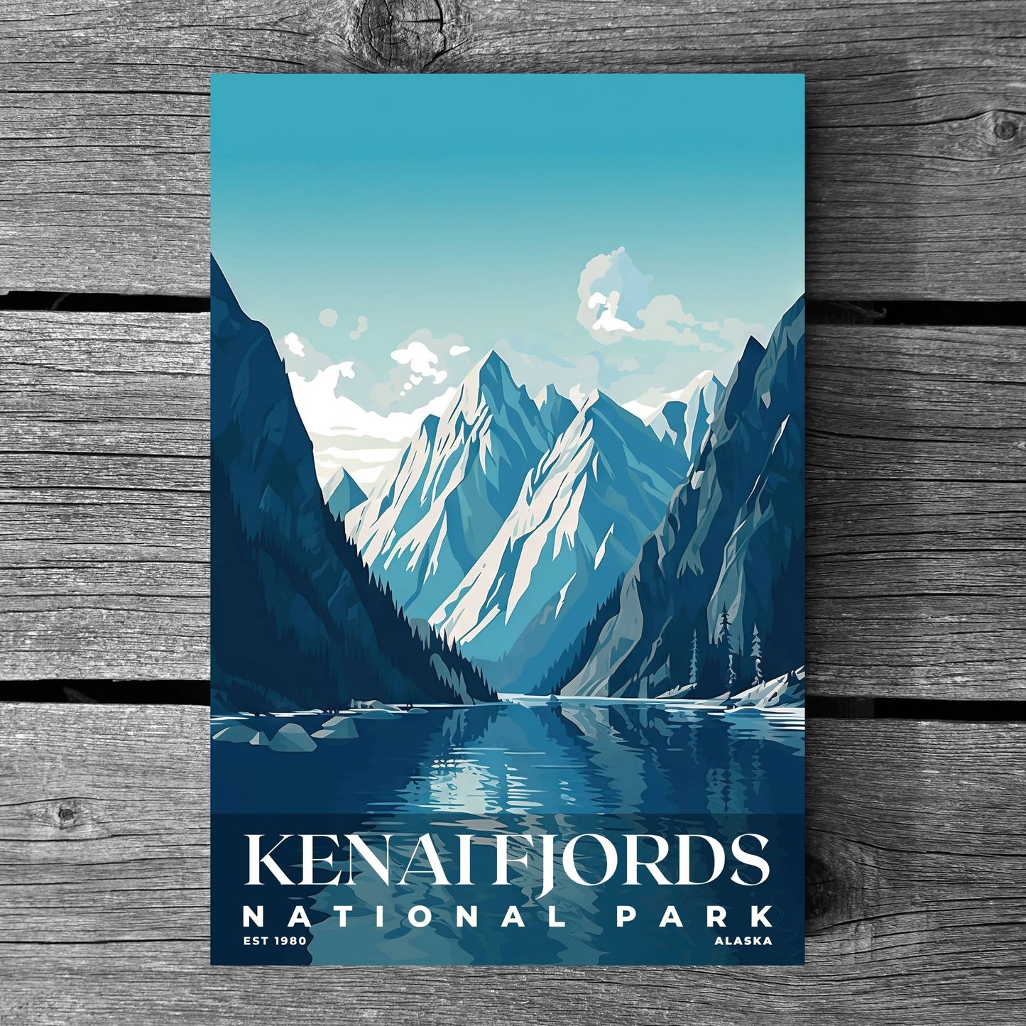 Kenai Fjords National Park Poster | S03