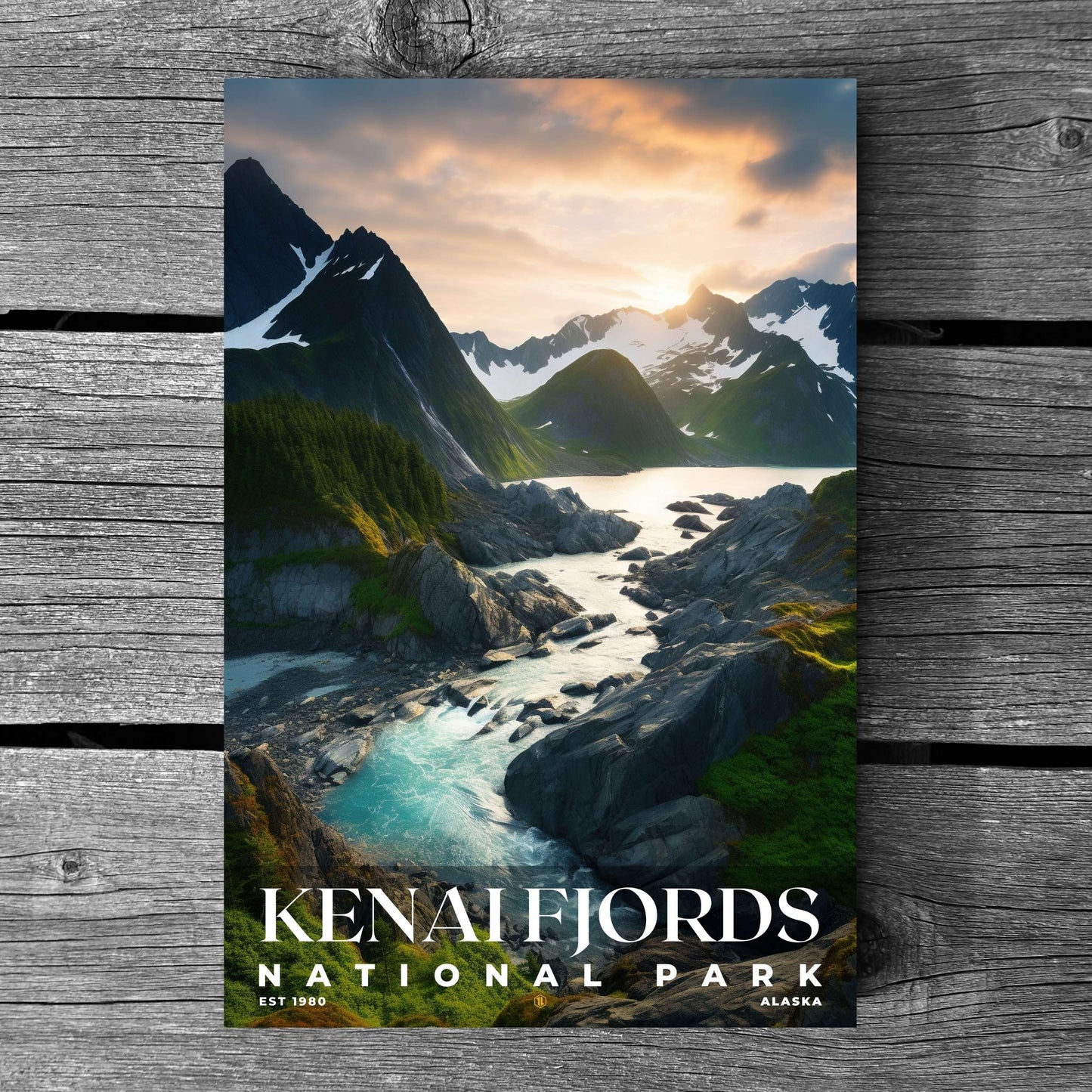 Kenai Fjords National Park Poster | S10