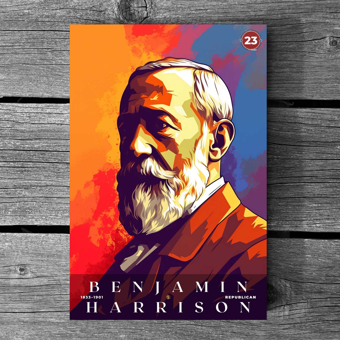 Benjamin Harrison Poster | S01