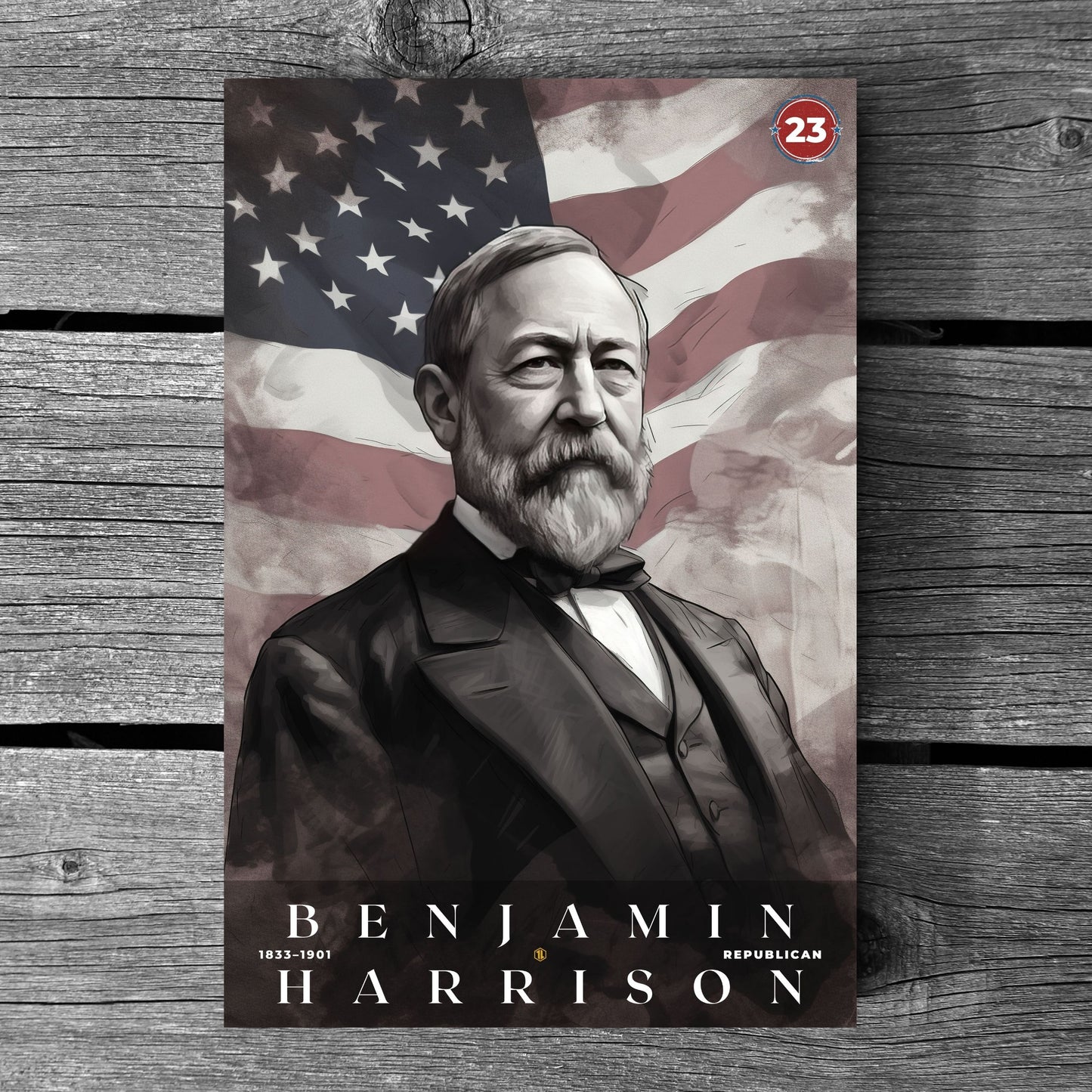 Benjamin Harrison Poster | S03