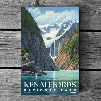 Kenai Fjords National Park Poster | S02