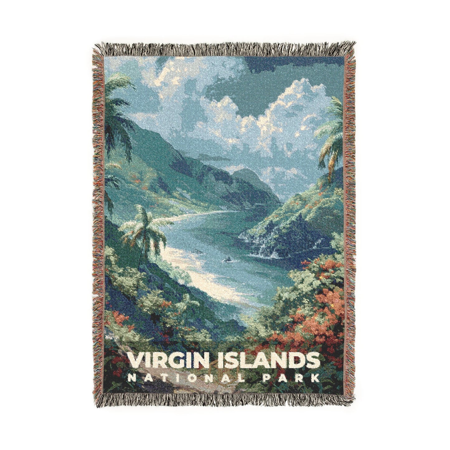 Virgin Islands National Park Woven Blanket | S13
